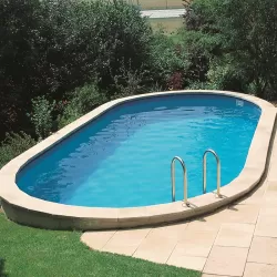 Piscina enterrada Gre serie Sumatra de 800 x 470 x 120 cm