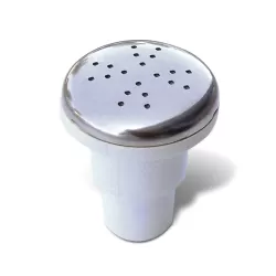 Boquilla soplante roscada en ABS blanco