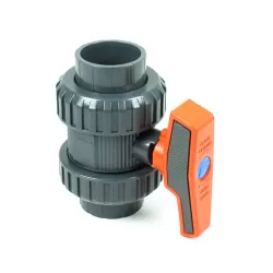 Válvula de bola PVC D. 50 STD Encolar