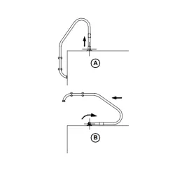 Conjunto de 2 Anclajes articulados con pletina