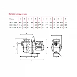 Bomba piscina Espa Silen I 50 12M