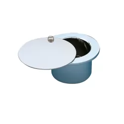 Boquilla aspiración con tapa deslizante inox 2"