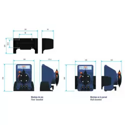 Bomba dosificadora Exactus Manual Digital 20 L/H 5 BAR