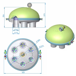 Valvula distribuidora Net´N´Clean D.63 mm