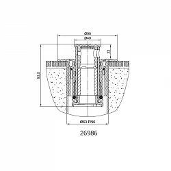 Boquilla Net´N´Clean hormigón fija
