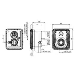 Conjunto nadador contracorriente Astralpool Marlin XS