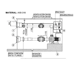 Equipo natación contracorriente Astralpool Advance N.D