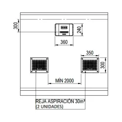 Equipo natación contracorriente Astralpool Advance N.D