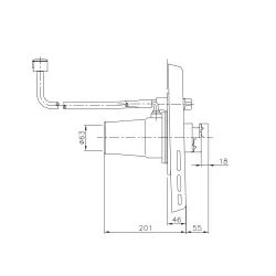 Boquilla nado contracorriente redonda para AP
