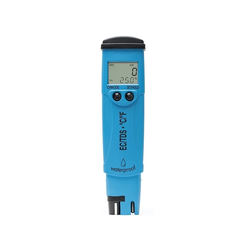 Medidor de bolsillo de CE, TDS y Temperatura Hanna DiST 5(rango bajo)
