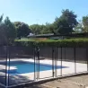 Puerta para valla piscina Alvifence 16 mm negra