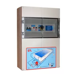 Armario maniobra piscina nivel desbordante