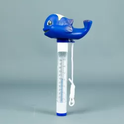 Termómetro flotante ballena
