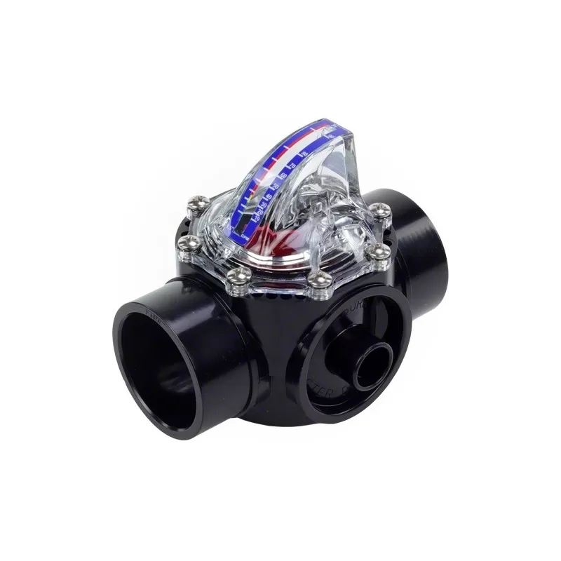 Caudalímetro FlowVis Dn50 (63 mm encolar) con válvula antirretorno