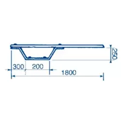 Trampolín para piscina Astralpool Ballesta
