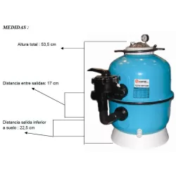 Filtro depuradora para piscinas Neptuno 300