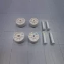 Ricambio ruote pulitore manuale per piscina con perni (4 pezzi)