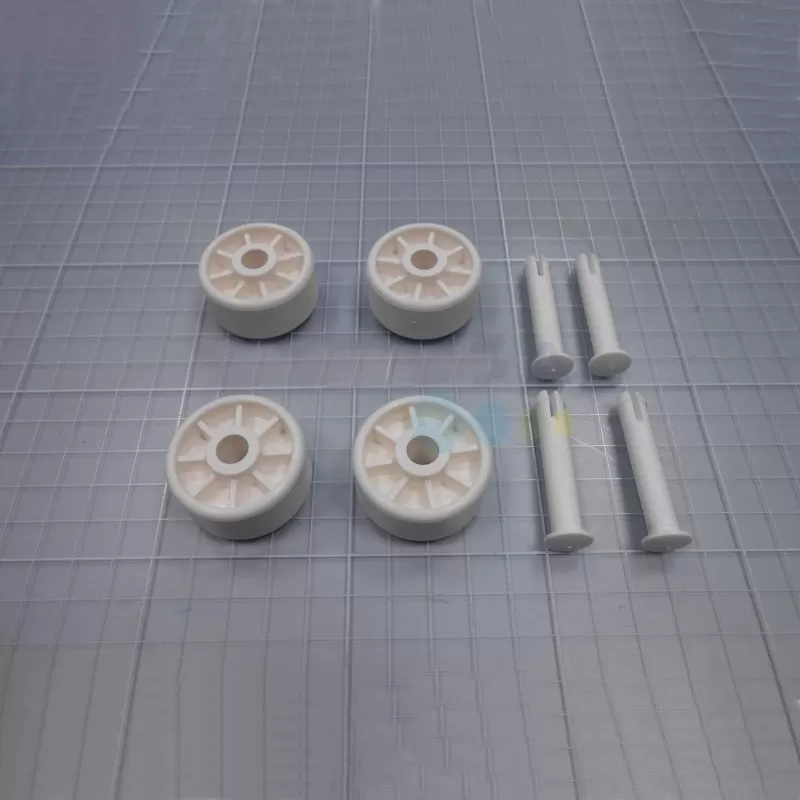 Limpiafondos manual aluminio ruedas con pasadores