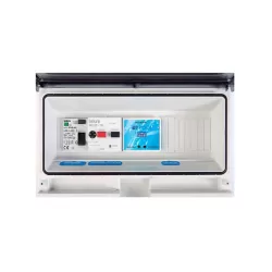 Cuadro maniobra bomba 1/3 CV con sistema pulsador piezoeléctrico