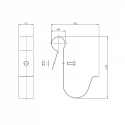 Soporte salvavidas para silla socorrista