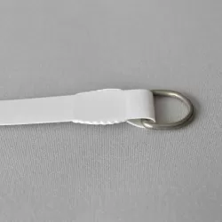 Cinta larga con anilla (blanca - 95,5 cm)