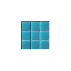 Muestra Gresite Hisbalit HT-K azul celeste niebla modelo DEVA