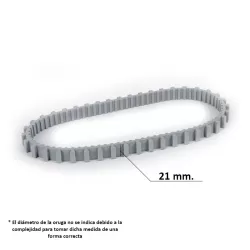 Recambio limpiafondos Dolphin Oruga corta