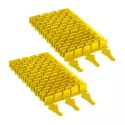 Refill for pool cleaner Zodiac Yellow rubber brush (2 pieces)