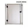 Puerta para valla piscina Alvifence 16 mm negra