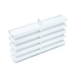 Rejilla rebosadero piscina Coral para curvas 35/295 mm