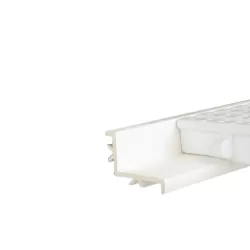 Perfil soporte para rejilla rebosadero Coral (tira de 3 metros)