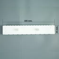 Rejilla rebosadero piscina Coral para rectas 35/335 mm