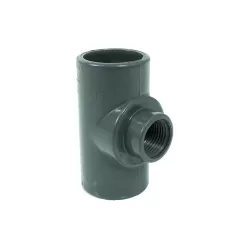 Te Mixta D.32 encolar con centro roscado 1/2"