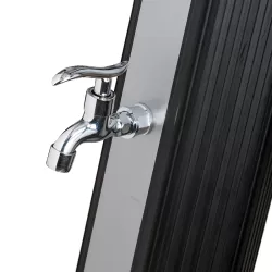 Ducha solar GRE 35 litros en 2 piezas (PVC) con grifo lavapiés