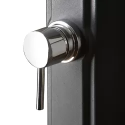 Ducha solar GRE 25 litros con grifo lavapiés