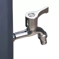 Ducha solar GRE 25 litros con grifo lavapiés