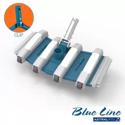 Limpiafondos manual flexible Blue Line fijación clip