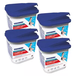 Tricloro en pastillas de 250 gramos Astralpool en 5 kg - Pack de 4 envases