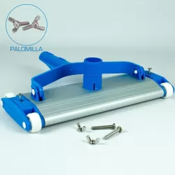 Limpiafondos Manual Aluminio 34 cm. fijación palomilla