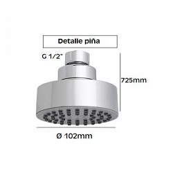 Ducha piscina con 1 rociador