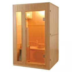 Sauna tradicional de vapor Zen de 2 plazas