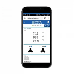 Control automático pH, Redox y Temperatura Hanna BL121-10 con Hanna Cloud