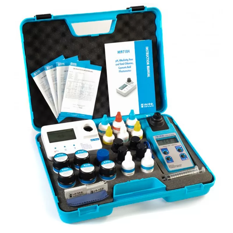 Fotómetro y turbidímetro Hanna multiparamétrico HS94104M