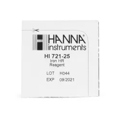 Reactivo en polvo para hierro 25 tests