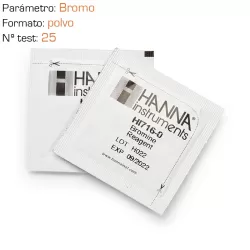 Reactivo en polvo Bromo 25 test