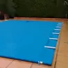 Cobertor deslizante de seguridad para piscinas de 9 x 5 m