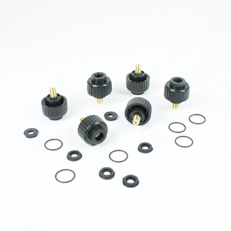 Tuerca Electrodos cobre y plata