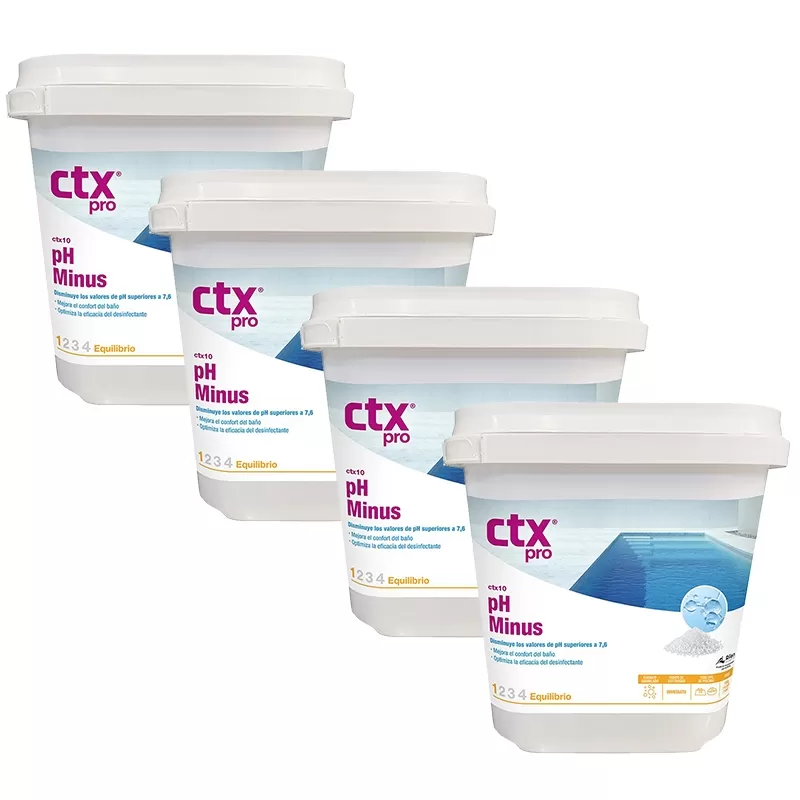 Minorador de pH CTX 10 en 5 kg - Pack de 4 envases