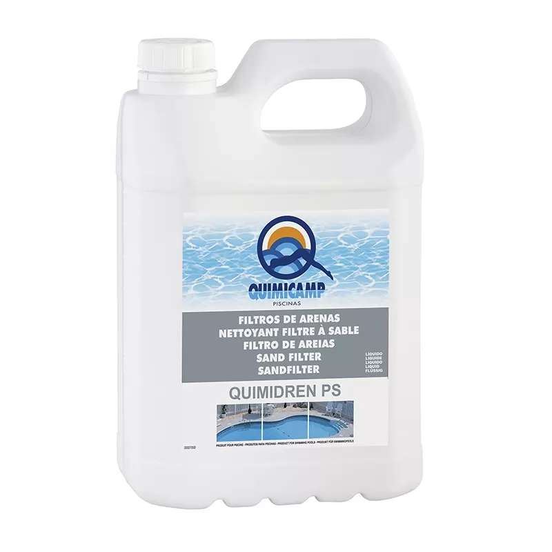 Limpiador desincrustante de filtros Quimidren PS en 5 litros