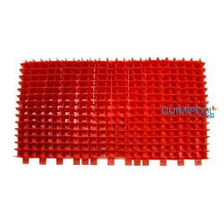 Cepillo PVC rojo Dolphin 3001